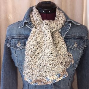 Handmade Oatmeal Scarf